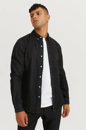 Studio Total Skjorta Classic Denim Shirt Svart