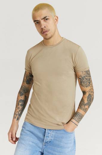 William Baxter T-shirt Slim SS Tee Brun