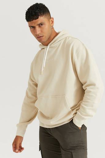 William Baxter Hoodie Signature Embroidery Natur