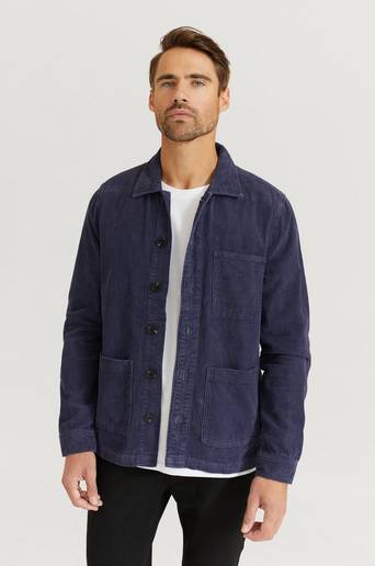 Studio Total Overshirt Favourite Cord Overshirt Blå