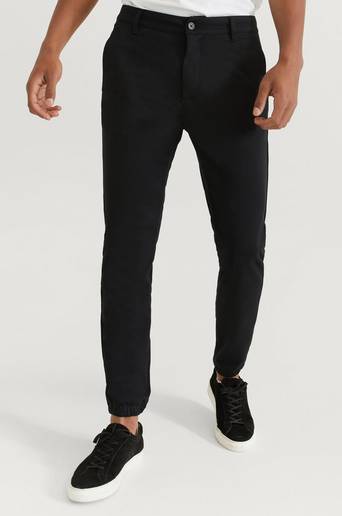 Studio Total Byxor Soft Cuff Chino Svart