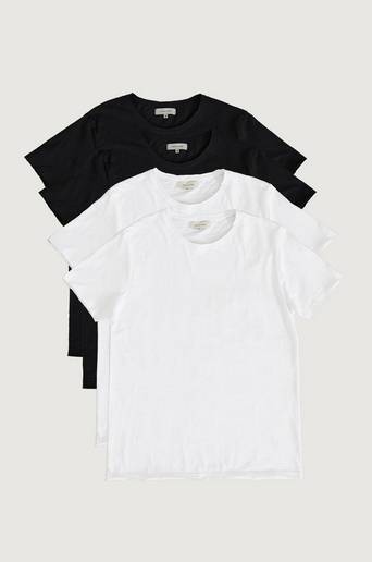 Studio Total T-shirt 4-pack Raw Tee Multi