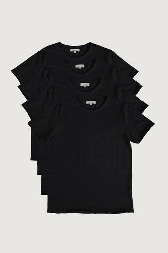 Studio Total T-shirt 4-pack Raw Tee Svart