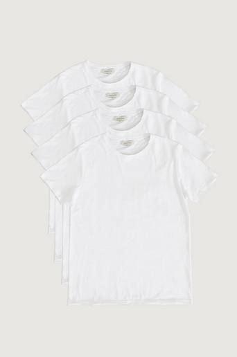 Studio Total T-shirt 4-pack Raw Tee Vit