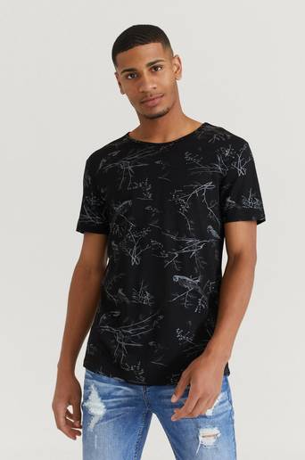 William Baxter T-Shirt Printed Tee Svart