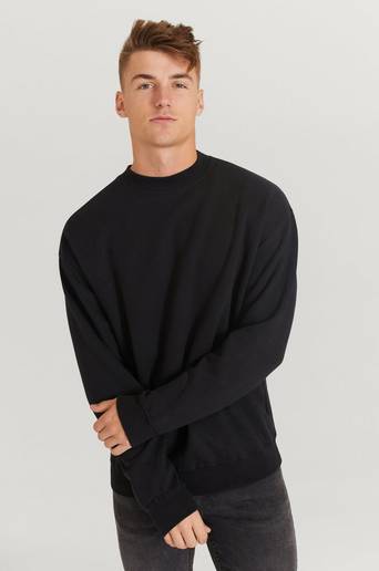 William Baxter Sweatshirt Baxter Crew Svart