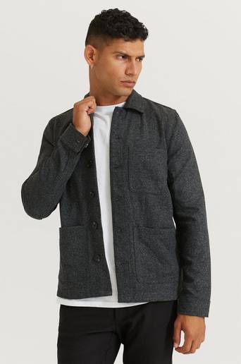 Studio Total Overshirt Favourite Structure Overshirt Grå