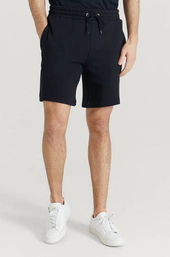 Studio Total Shorts Favourite Mid Length Sweatshorts Svart