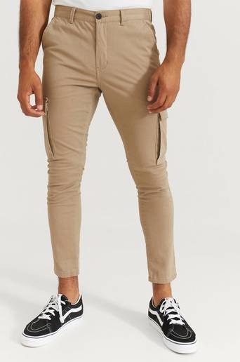 Studio Total Cargobyxor Skinny Cargo Beige