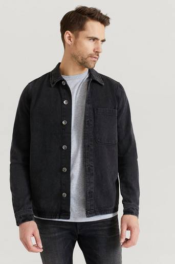 Studio Total Overshirt Denim Overshirt Svart