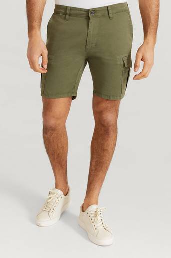 Studio Total Shorts Slim Cargo Shorts Grön