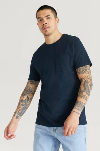 Studio Total T-shirt Capsule Pocket Tee Blå