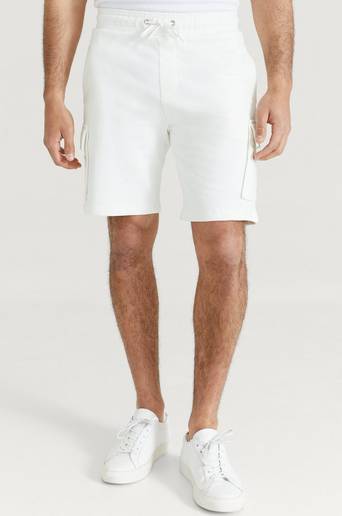 Studio Total Shorts Cargo Sweatshorts Vit