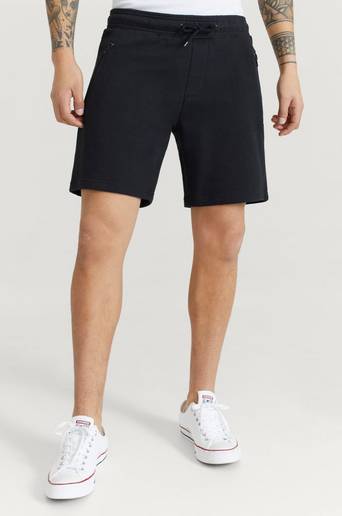 Studio Total Shorts Zip Sweatshorts Svart