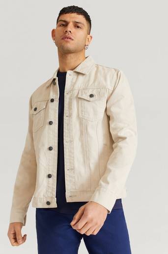 Studio Total Jeansjacka Favourite Denim Jacket Beige