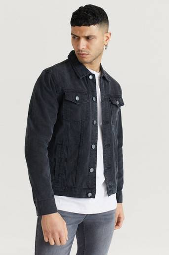 Studio Total Jeansjacka Favourite Denim Jacket Svart