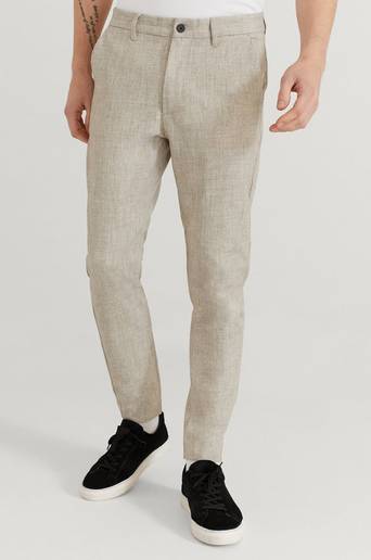 Studio Total Byxor Slim Slacks Beige