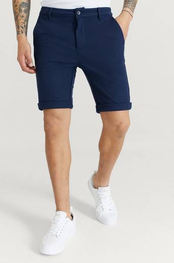 Studio Total Shorts Soft Chino Shorts Blå