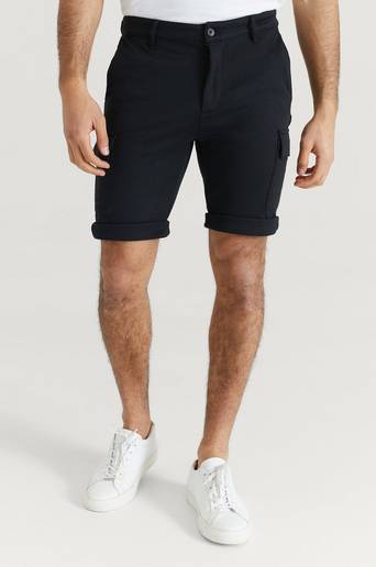 Studio Total Shorts Soft Cargo Shorts Svart