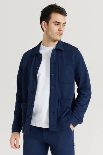 Studio Total Soft Overshirt Blå