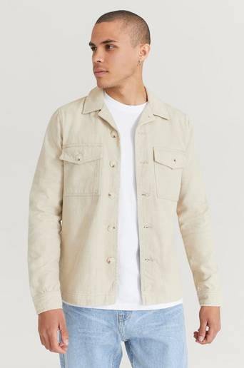 Studio Total Overshirt Utility Overshirt Beige