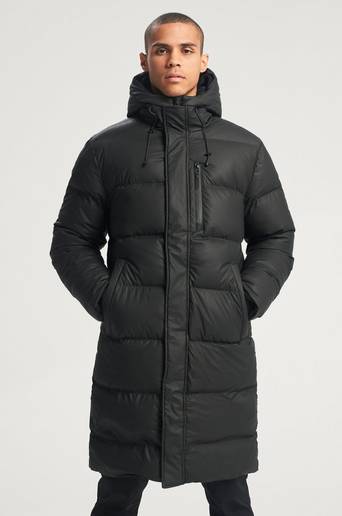 Studio Total Dunjacka Waterproof Long Puffer Svart