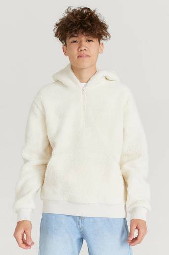 Studio Total Hoodie 1/2 Zip Chunky Teddy Vit