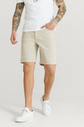 Studio Total Shorts Regular Twill Shorts Beige