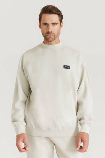 William Baxter Sweatshirt Imperfect Crew Beige