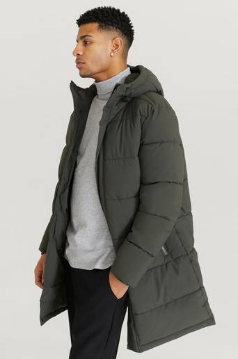 Studio Total Jacka Long Puffer Jacket Grön