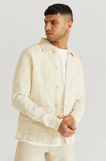 Studio Total Overshirt Linen Overshirt Natur