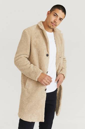 William Baxter Rock Pile Coat Beige