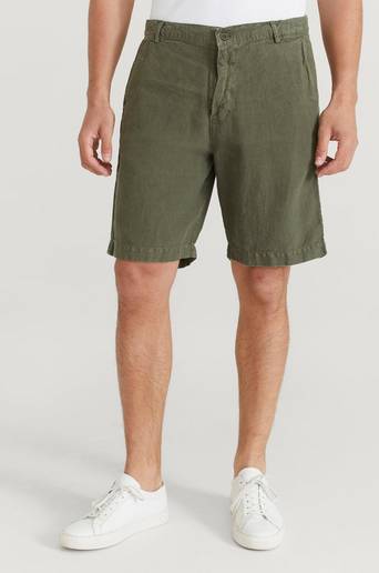 Studio Total Shorts Linen Shorts Grön