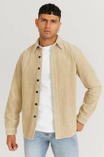 Studio Total Skjorta Heavy Cord Shirt Beige