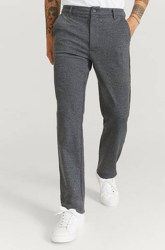 Studio Total Byxor Soft Straight Chino Grå