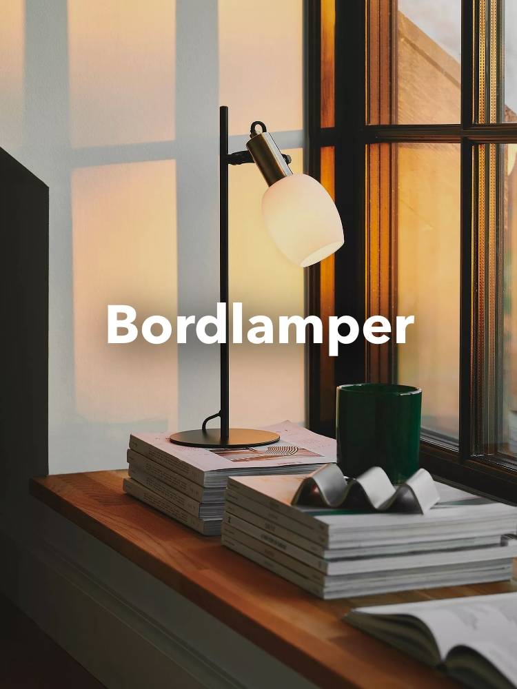 Innred med en ny bordlampe fra Homeroom.