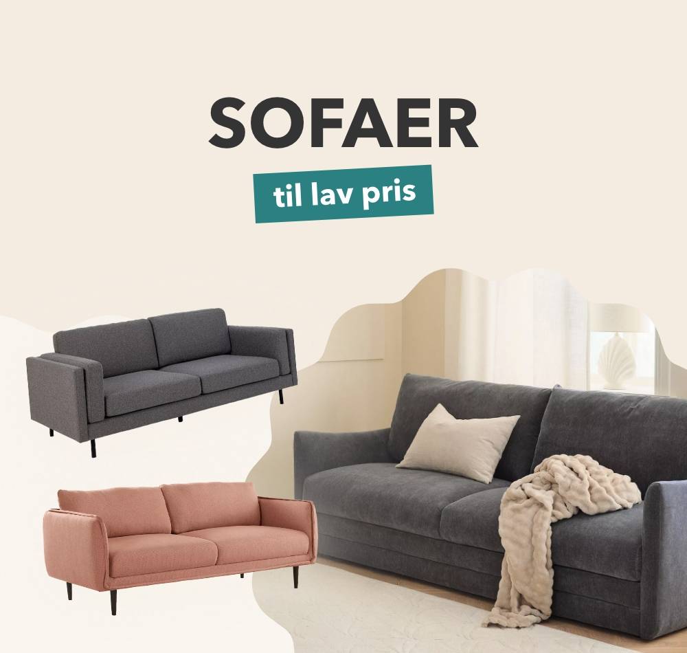Shop sofaer – stort utvalg hos Homeroom!