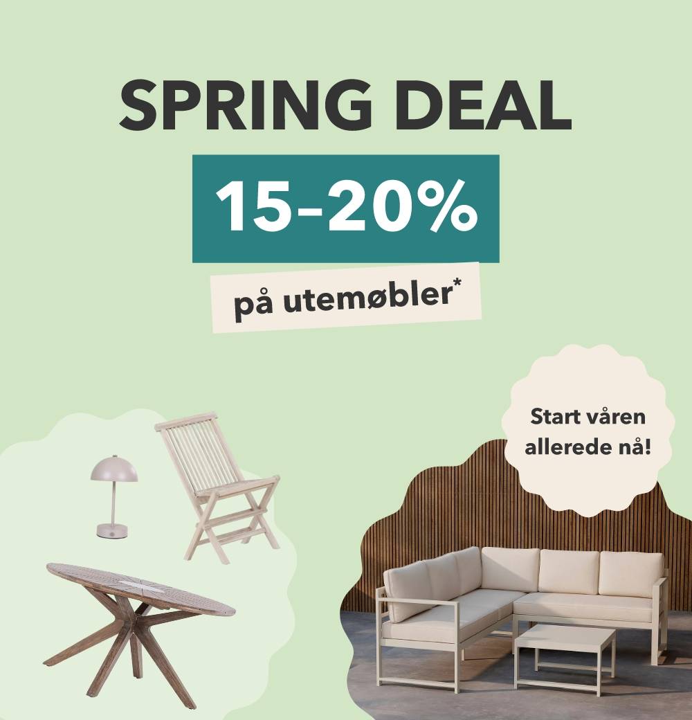 Vi tjuvstarter utemøbelsesongen