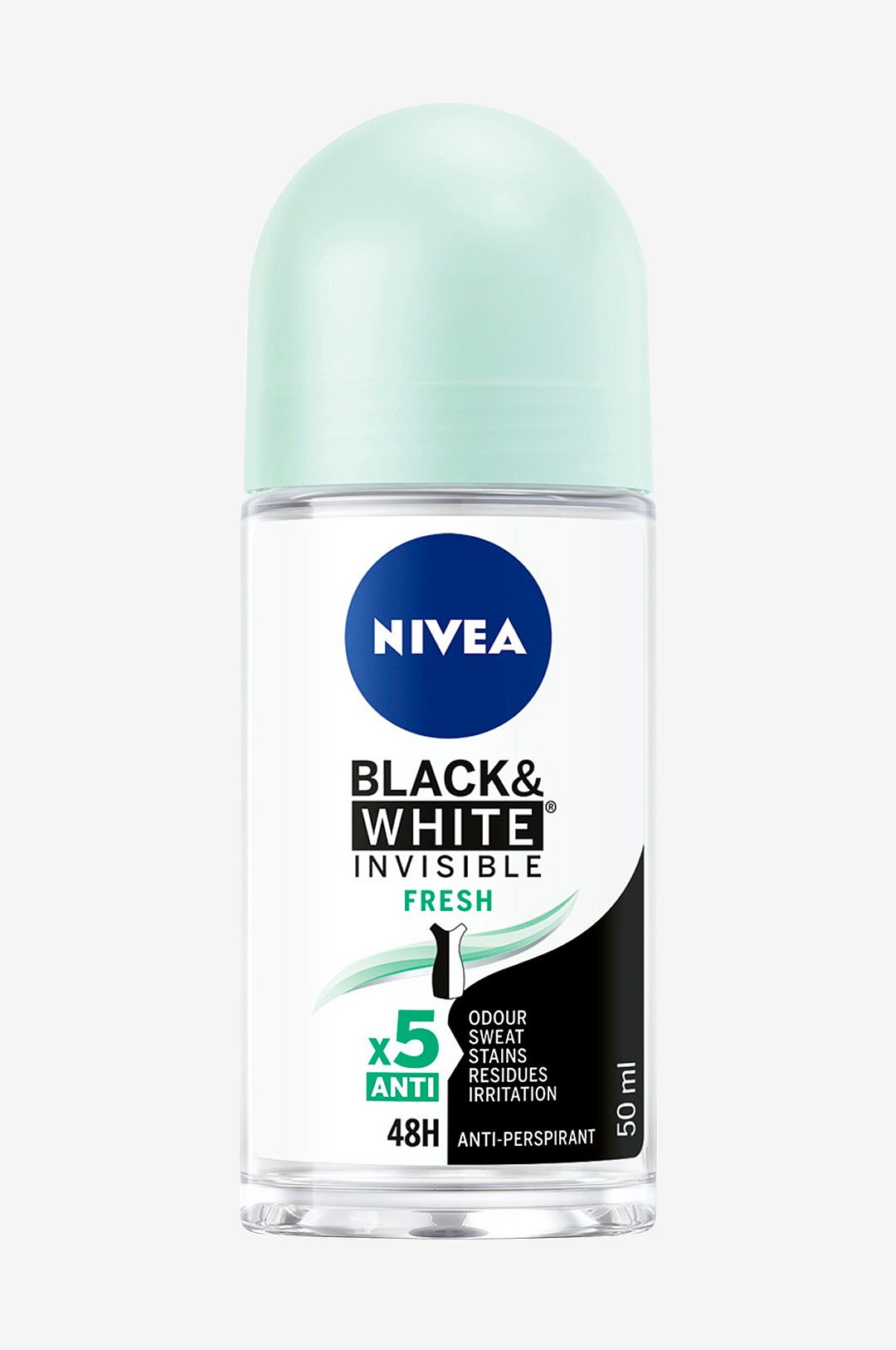 Nivea - Invisible Black & White Fresh Roll On 50 ml