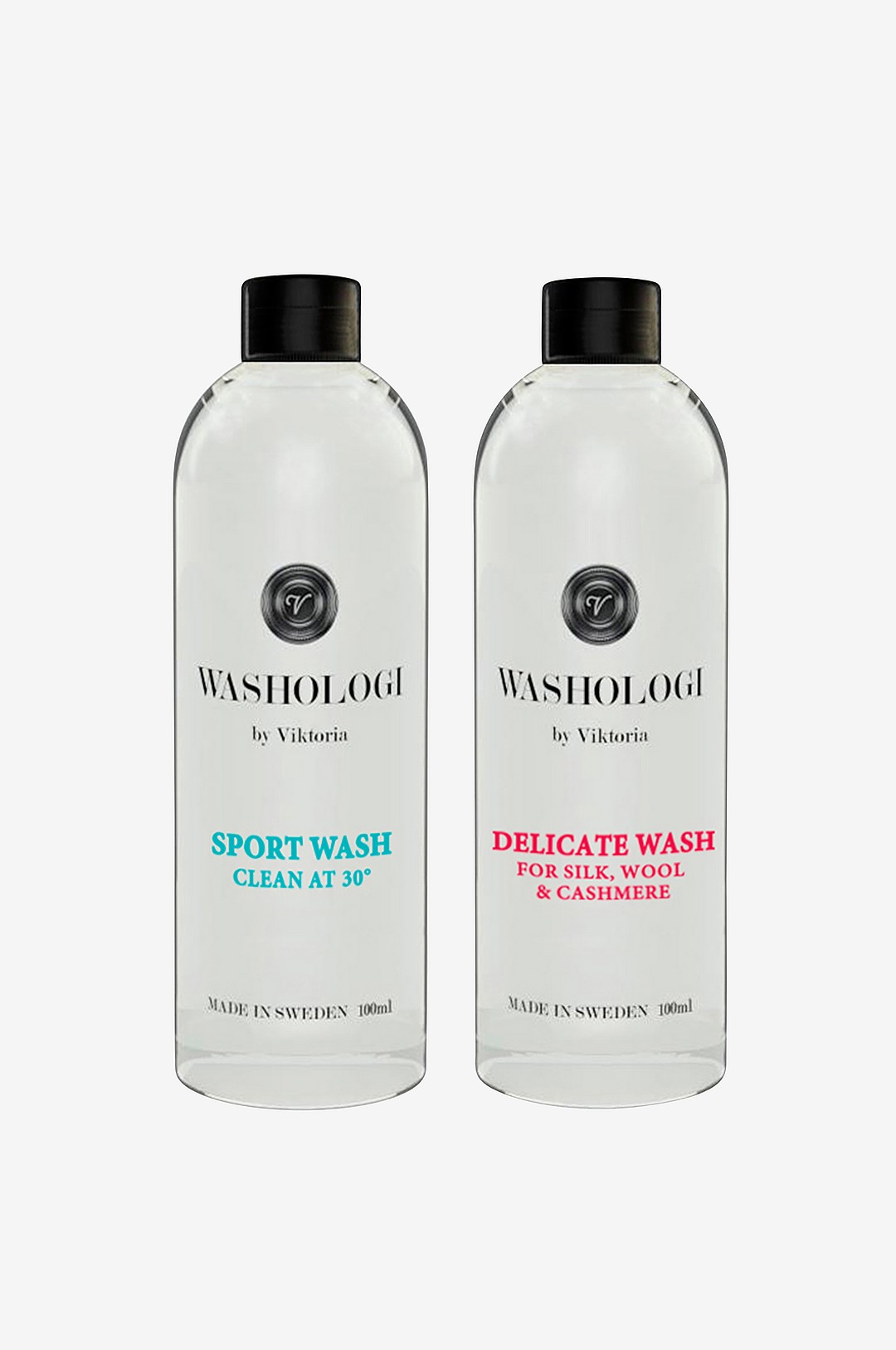 Washologi - Travelkit Sport wash & Delicate wash 100 ml - Vit