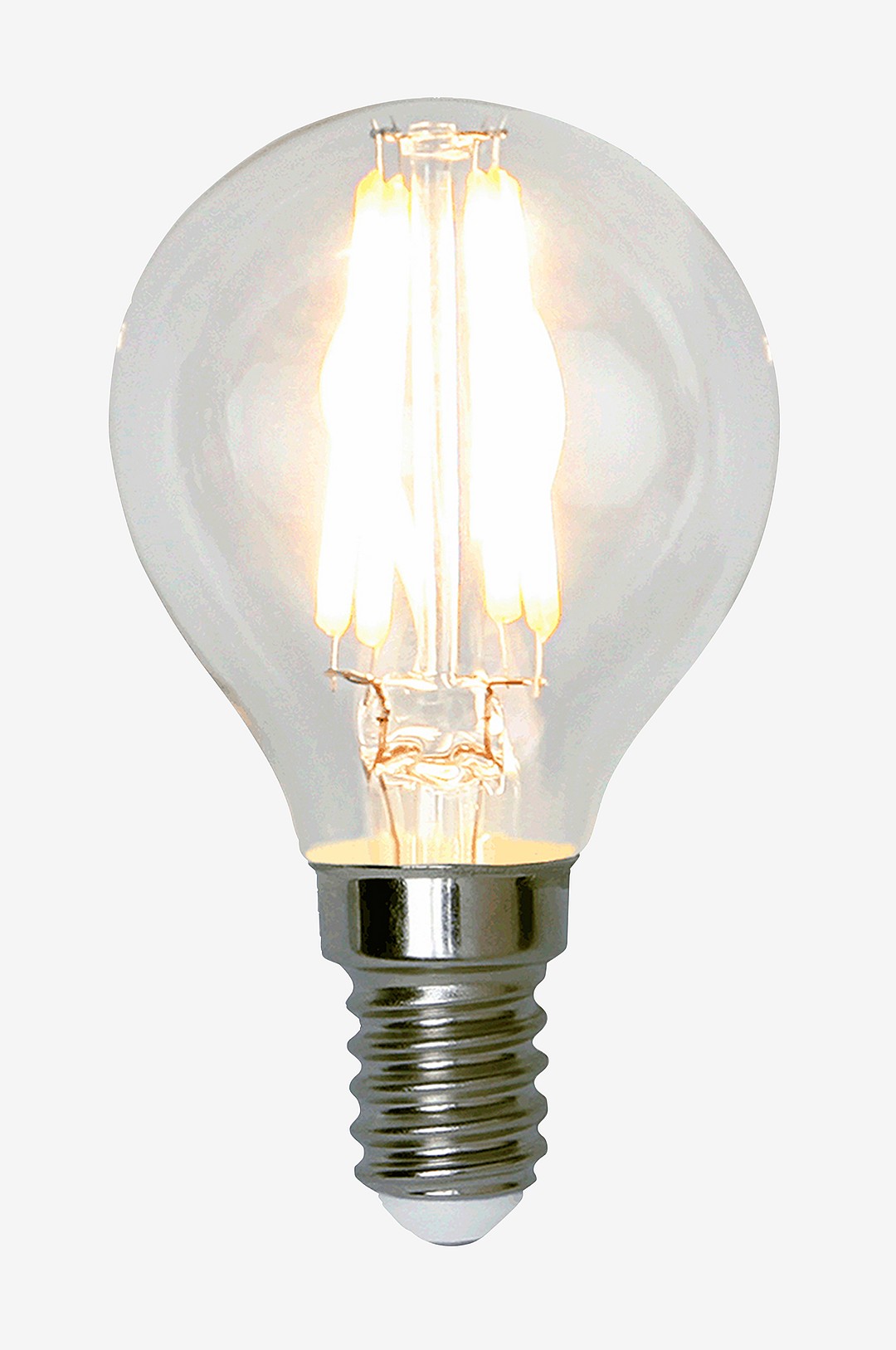 Globen Lighting - Ljuskälla E14 LED Filament Klot Klar 4,2W - Transparent