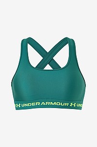 Under Armour - Sport-bh UA Crossback Mid - Grön