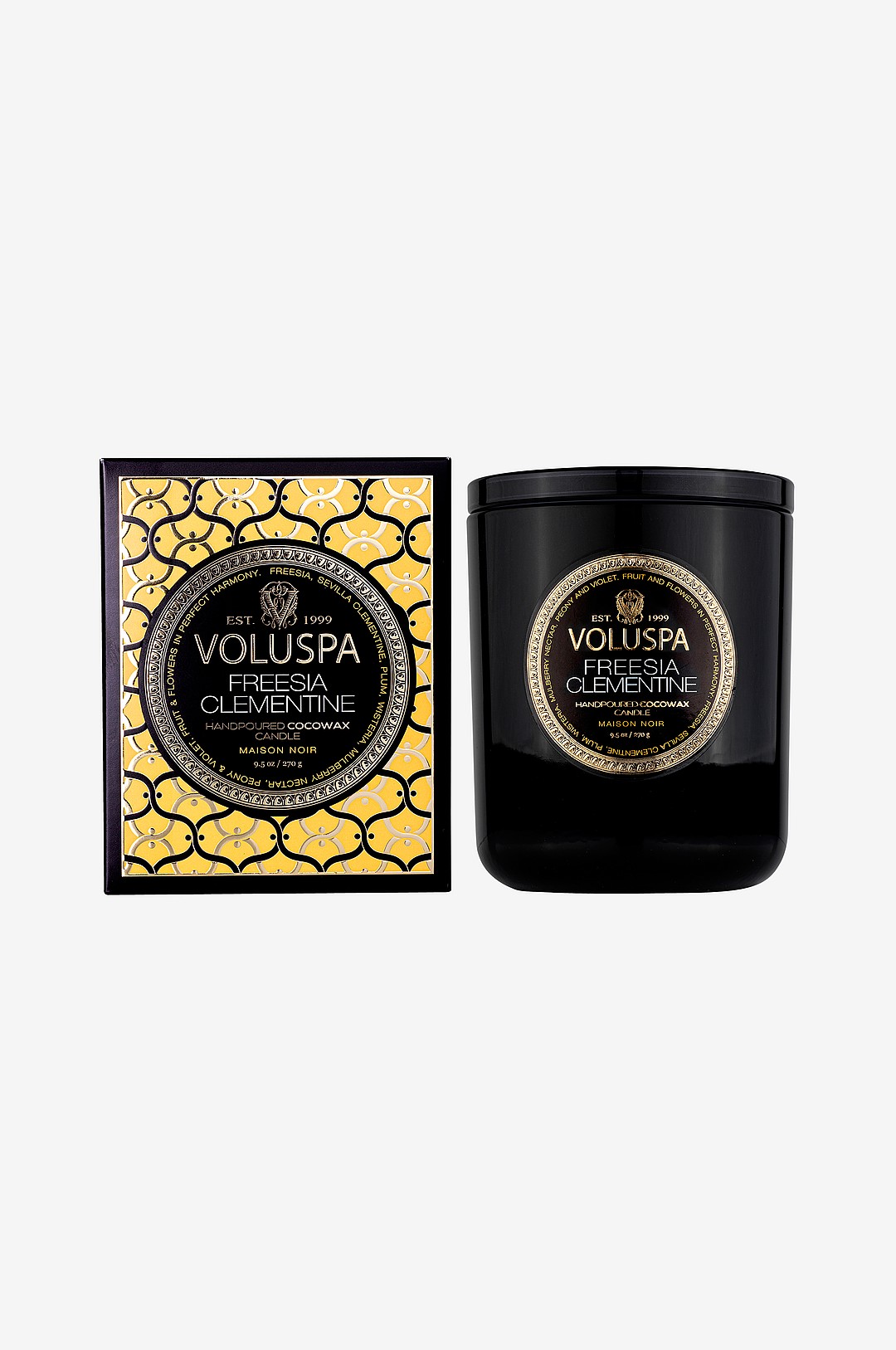 Voluspa - Freesia Clementine Classic Boxed Candle 60 tim