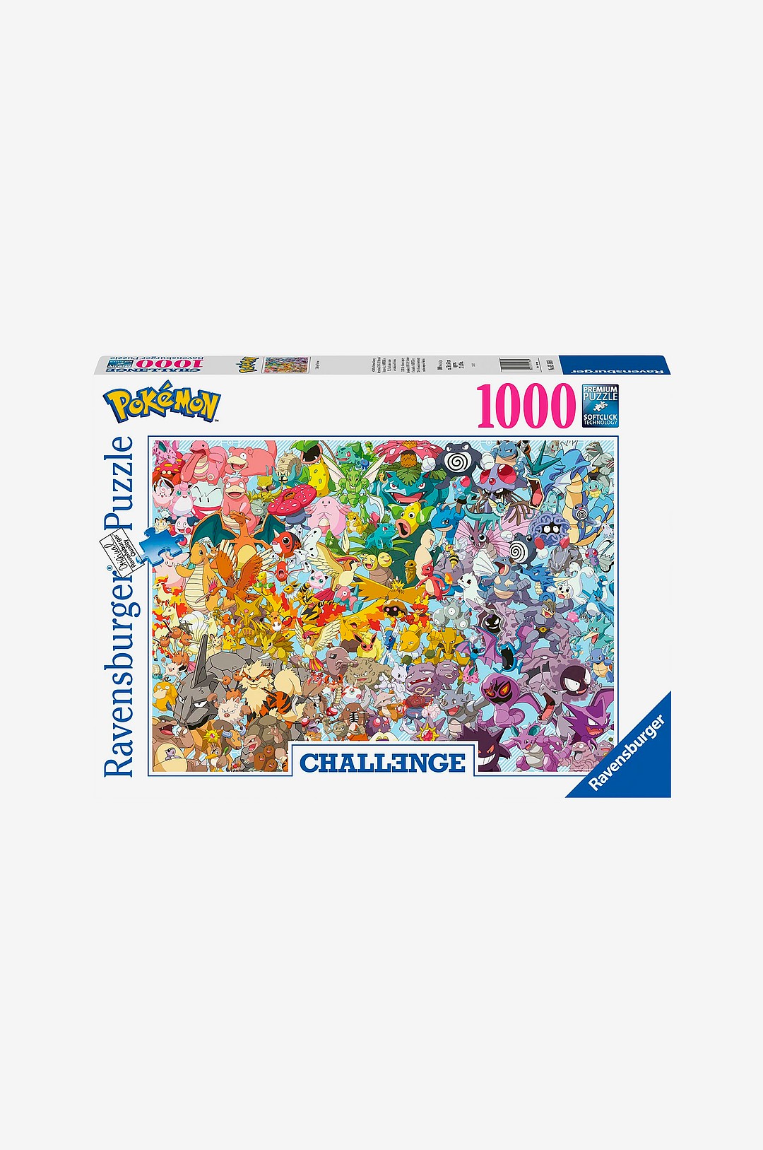 Ravensburger - Pussel Challenge Pokémon 1000 bitar