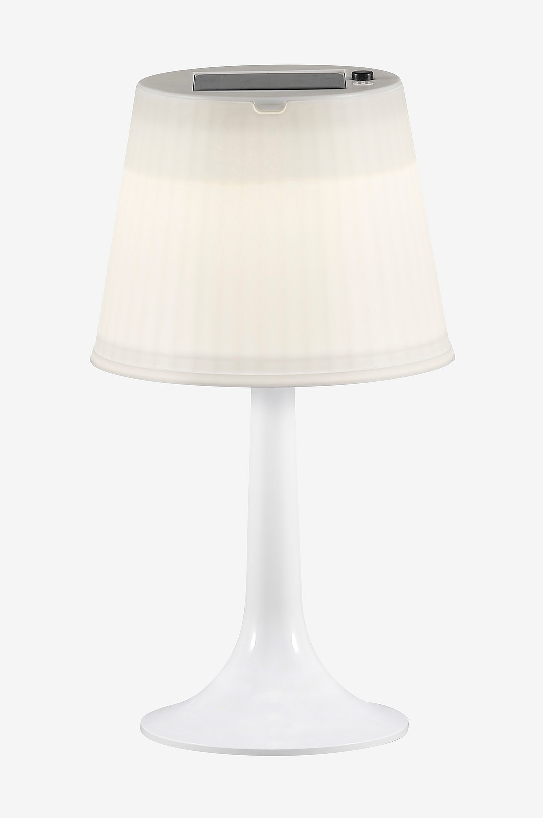 Konstsmide - Bordslampa Assisi solcell LED 36 cm - Vit