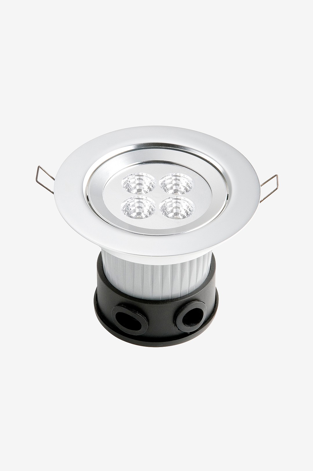 Konstsmide - Inbyggnadsspot LIAM LED 230V 10 cm - Silver
