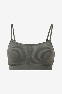Calvin Klein Performance - Sport-bh Seamless Medium Support Bra - Grå