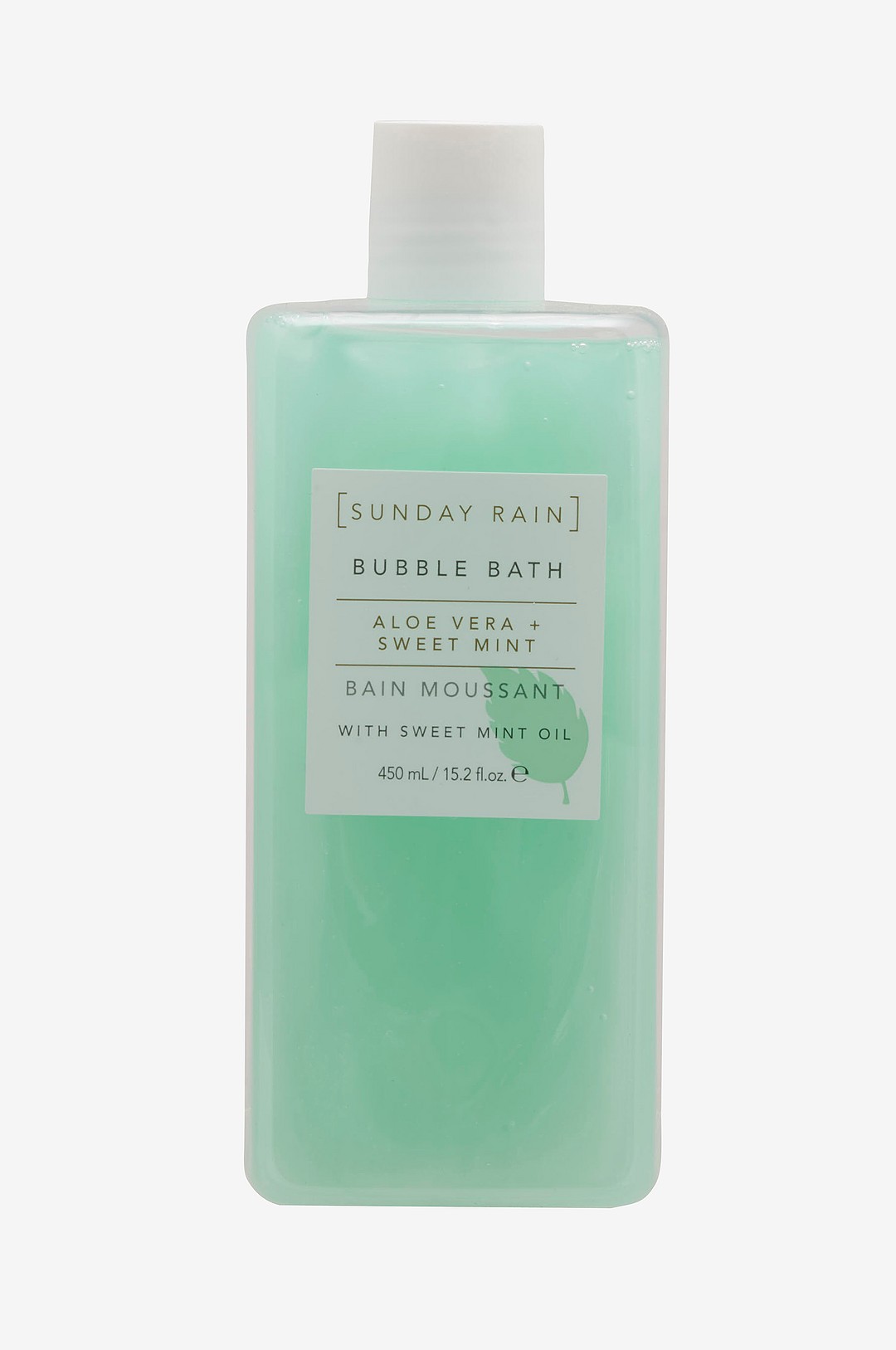 Sunday Rain - Sunday Rain Aloe & Sweet Mint Bubble Bath 450 ml - Grön