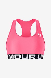 Under Armour - Sport-bh UA HG Authentics Mid Branded - Rosa