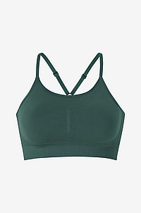 Hummel - Sport-bh hmlMt Define Seamless Padded Bra - Grön
